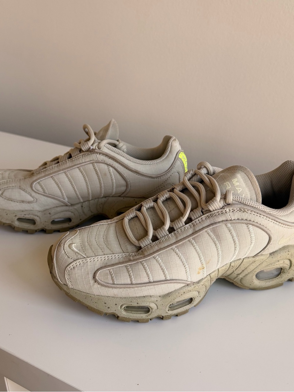 Nike Beige Athletic Air Max 95 Sneakers